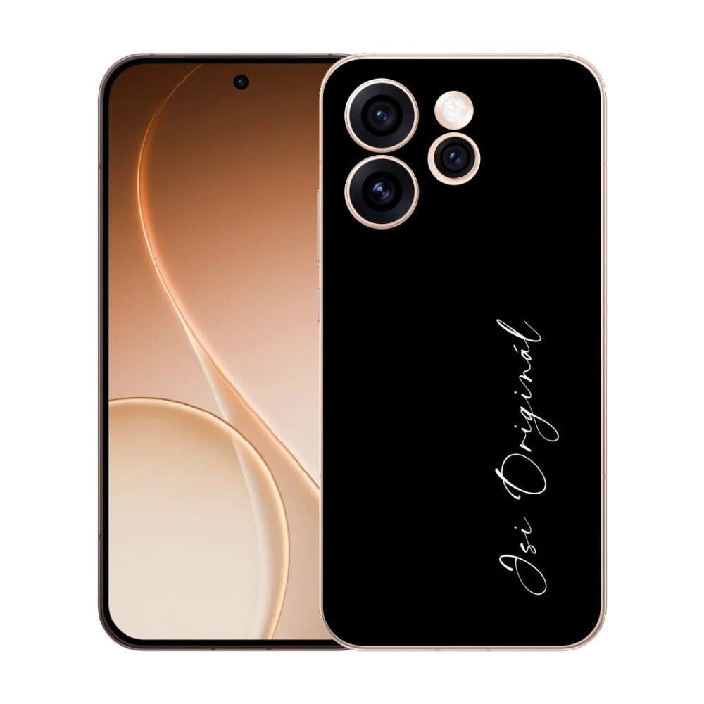 Gélový kryt mmCase na Oppo Reno 15 Pro 5G - si originál čierne pozadie