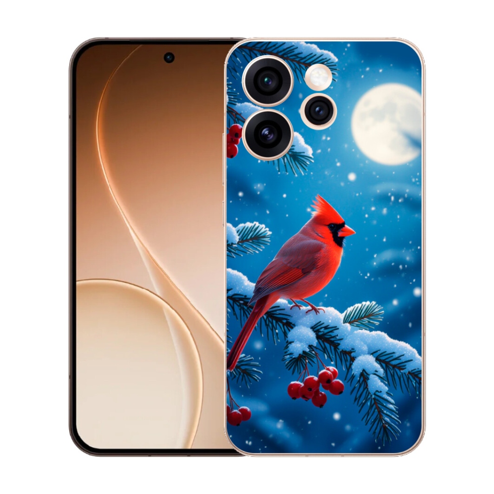 Gélový kryt mmCase na Oppo Reno 15 Pro 5G - kardinál červený