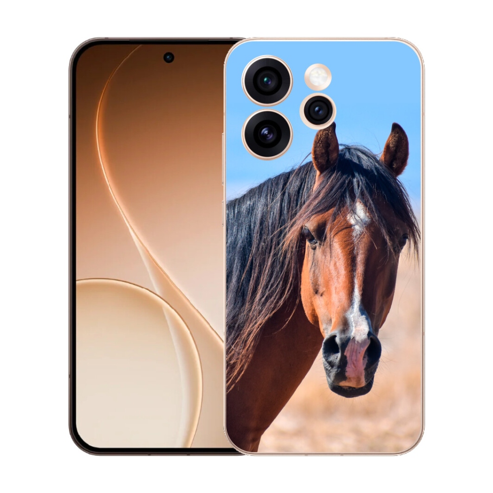 Gélový kryt mmCase na Oppo Reno 15 Pro 5G - pokojný kôň