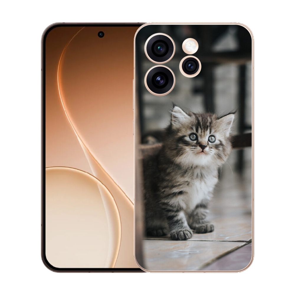 Gélový kryt mmCase na Oppo Reno 15 Pro 5G - mačiatko