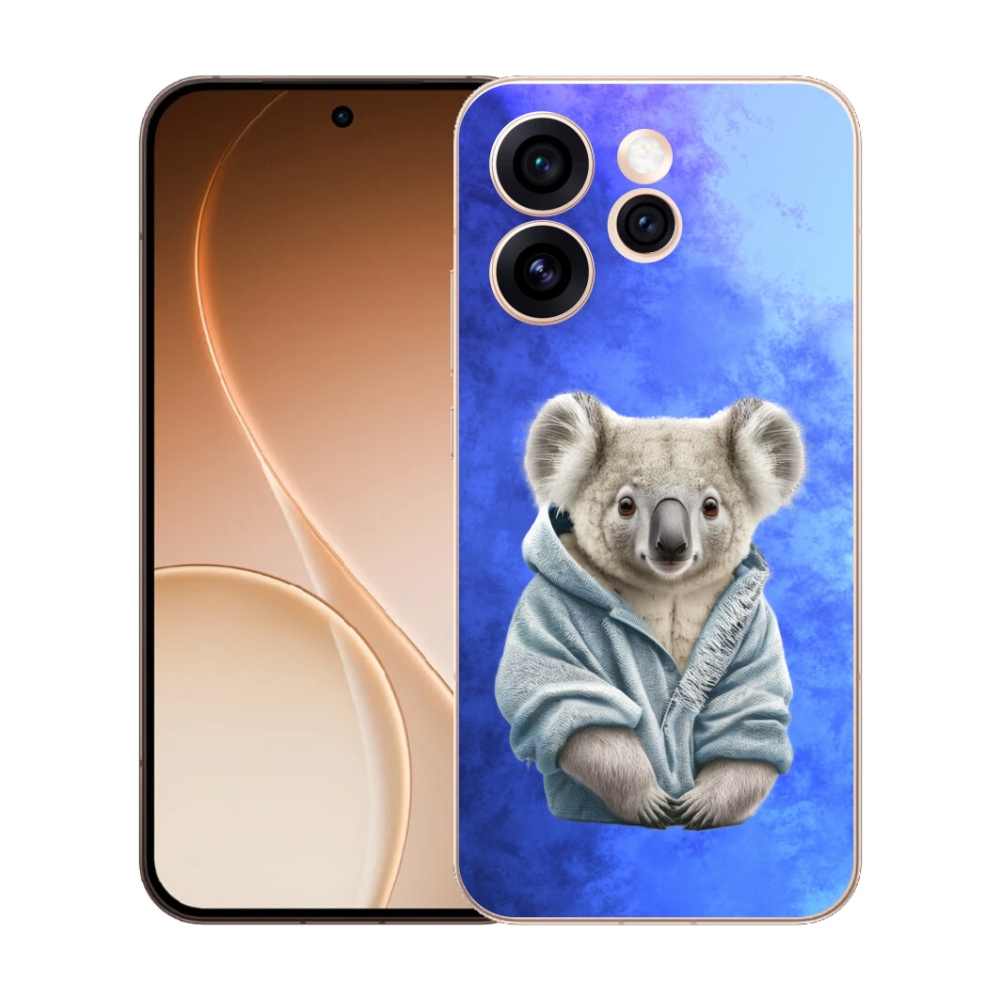 Gélový kryt mmCase na Oppo Reno 15 Pro 5G - koala vo svetri