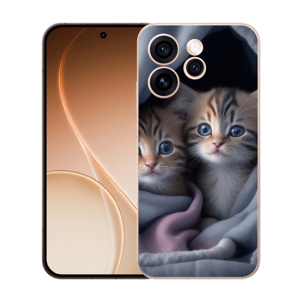Gélový kryt mmCase na Oppo Reno 15 Pro 5G - mačacie duo 2
