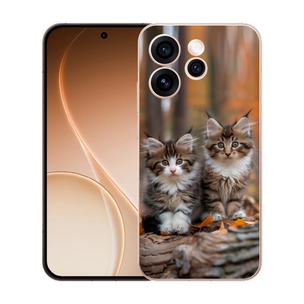 Gélový kryt mmCase na Oppo Reno 15 Pro 5G - mačacie duo 3