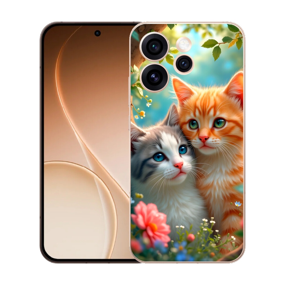 Gélový kryt mmCase na Oppo Reno 15 Pro 5G - mačacia láska 2