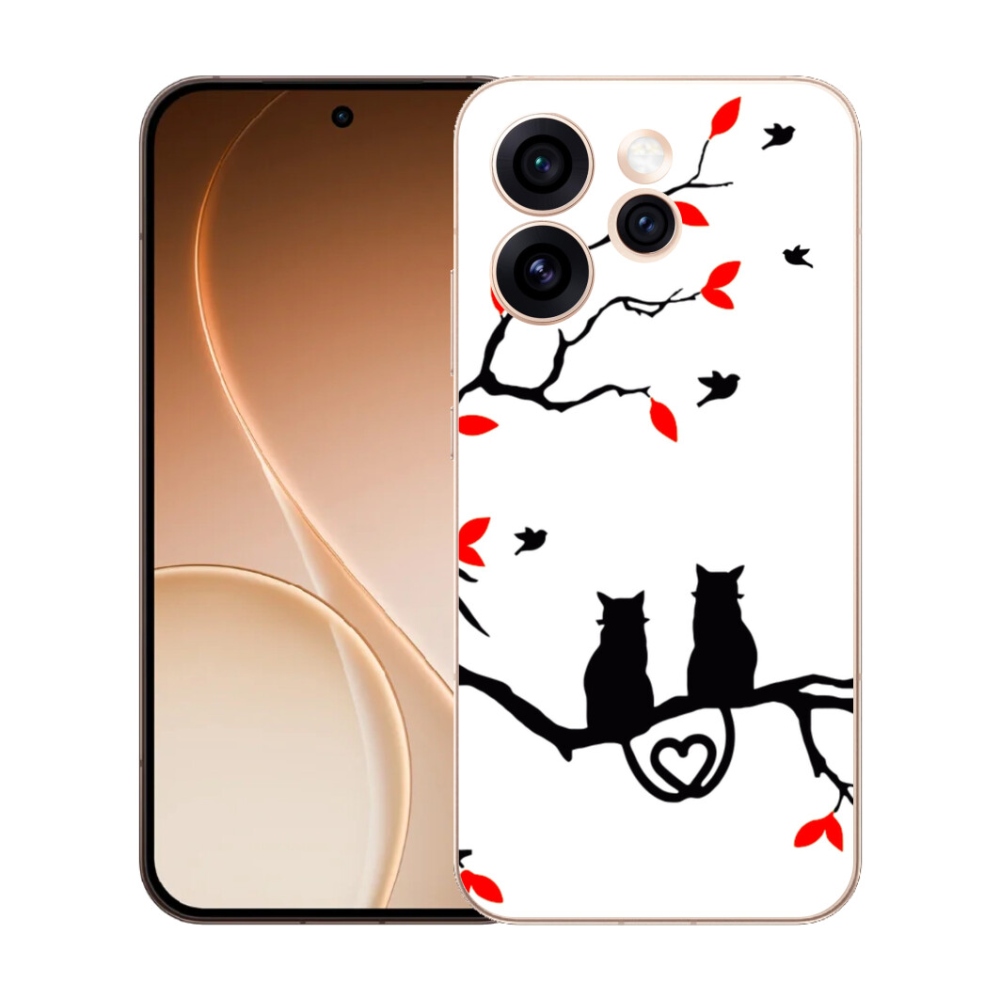 Gélový kryt mmCase na Oppo Reno 15 Pro 5G - mačacia láska