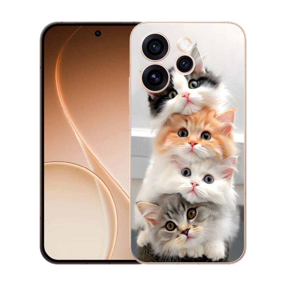 Gélový kryt mmCase na Oppo Reno 15 Pro 5G - mačacia partia