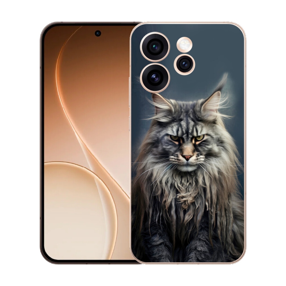 Gélový kryt mmCase na Oppo Reno 15 Pro 5G - mačacie pohľad 4