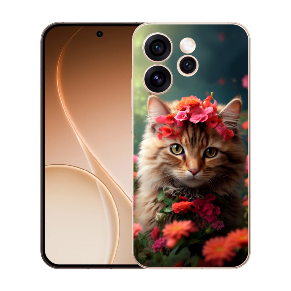 Gélový kryt mmCase na Oppo Reno 15 Pro 5G - mačacia princezná