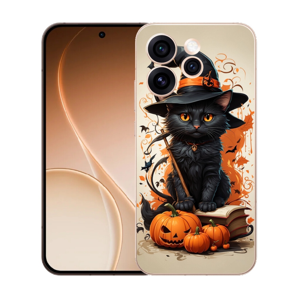 Gélový kryt mmCase na Oppo Reno 15 Pro 5G - kocúr čarodejník