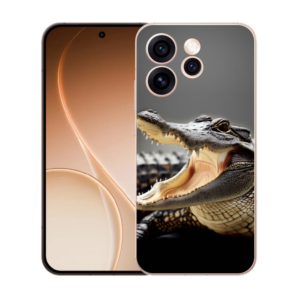 Gélový kryt mmCase na Oppo Reno 15 Pro 5G - krokodíl
