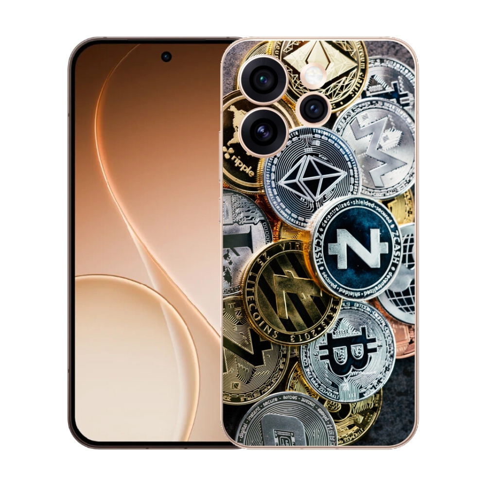 Gélový kryt mmCase na Oppo Reno 15 Pro 5G - kryptomeny