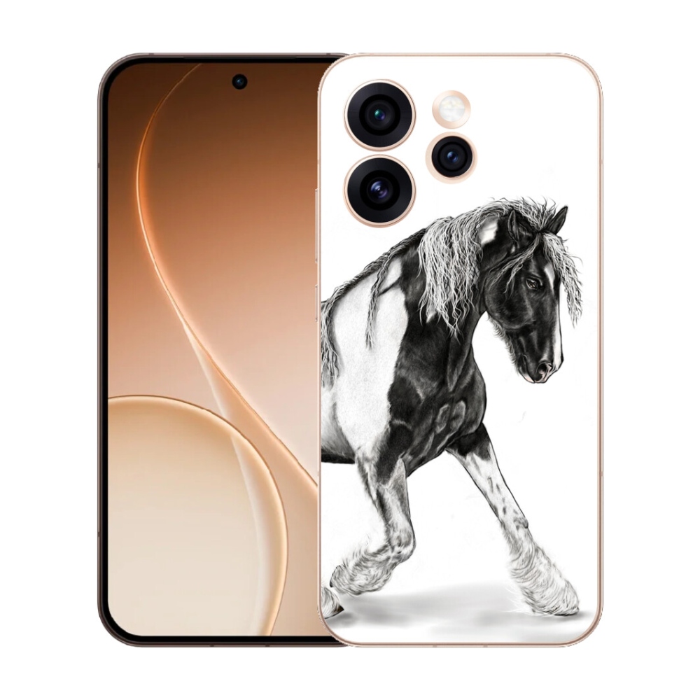 Gélový kryt mmCase na Oppo Reno 15 Pro 5G - kôň