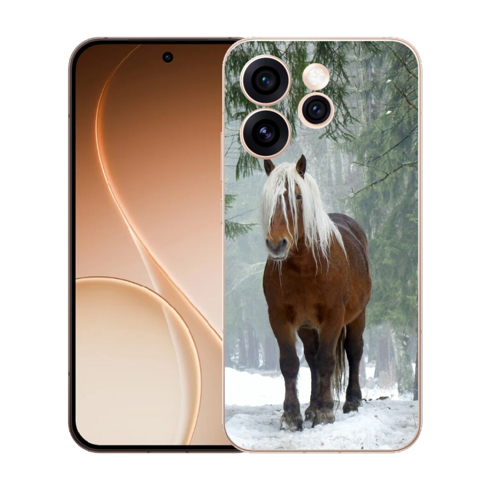 Gélový kryt mmCase na Oppo Reno 15 Pro 5G - kôň v lese