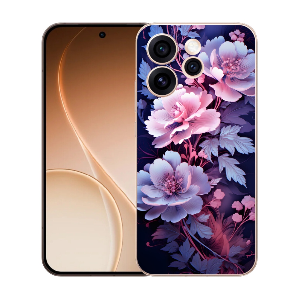 Gélový kryt mmCase na Oppo Reno 15 Pro 5G - kvety 11
