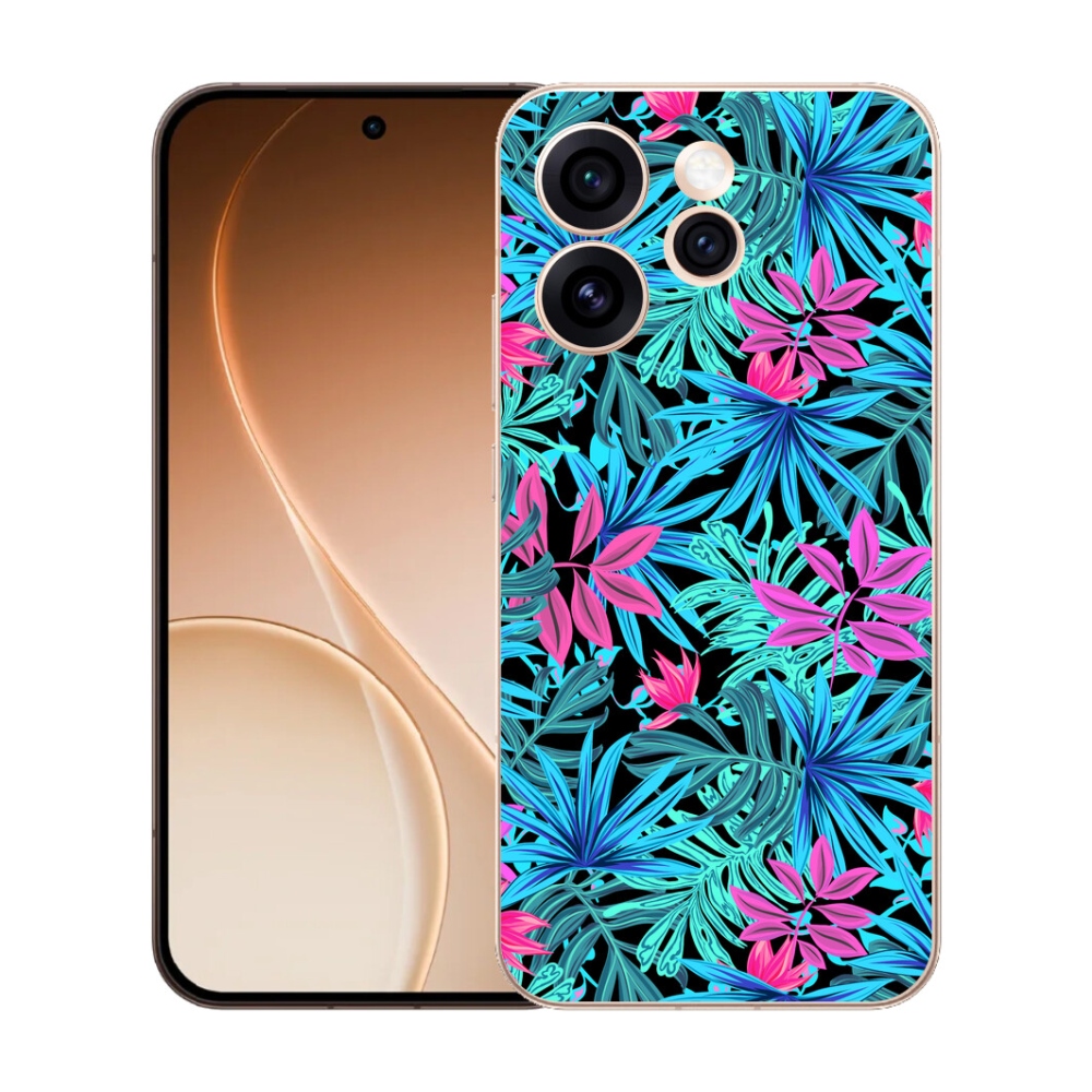 Gélový kryt mmCase na Oppo Reno 15 Pro 5G - kvety 3
