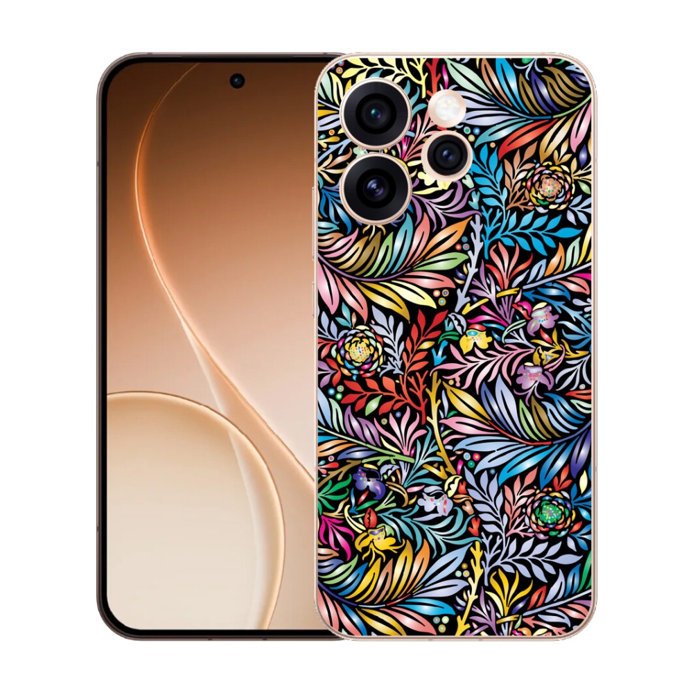 Gélový kryt mmCase na Oppo Reno 15 Pro 5G - kvety 5