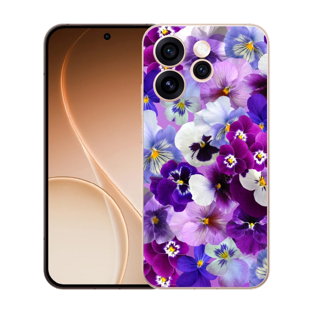 Gélový kryt mmCase na Oppo Reno 15 Pro 5G - kvety 9