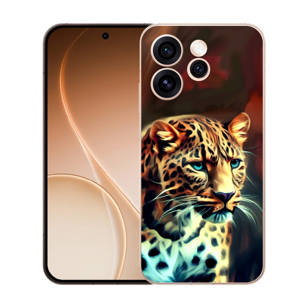 Gélový kryt mmCase na Oppo Reno 15 Pro 5G - leopard
