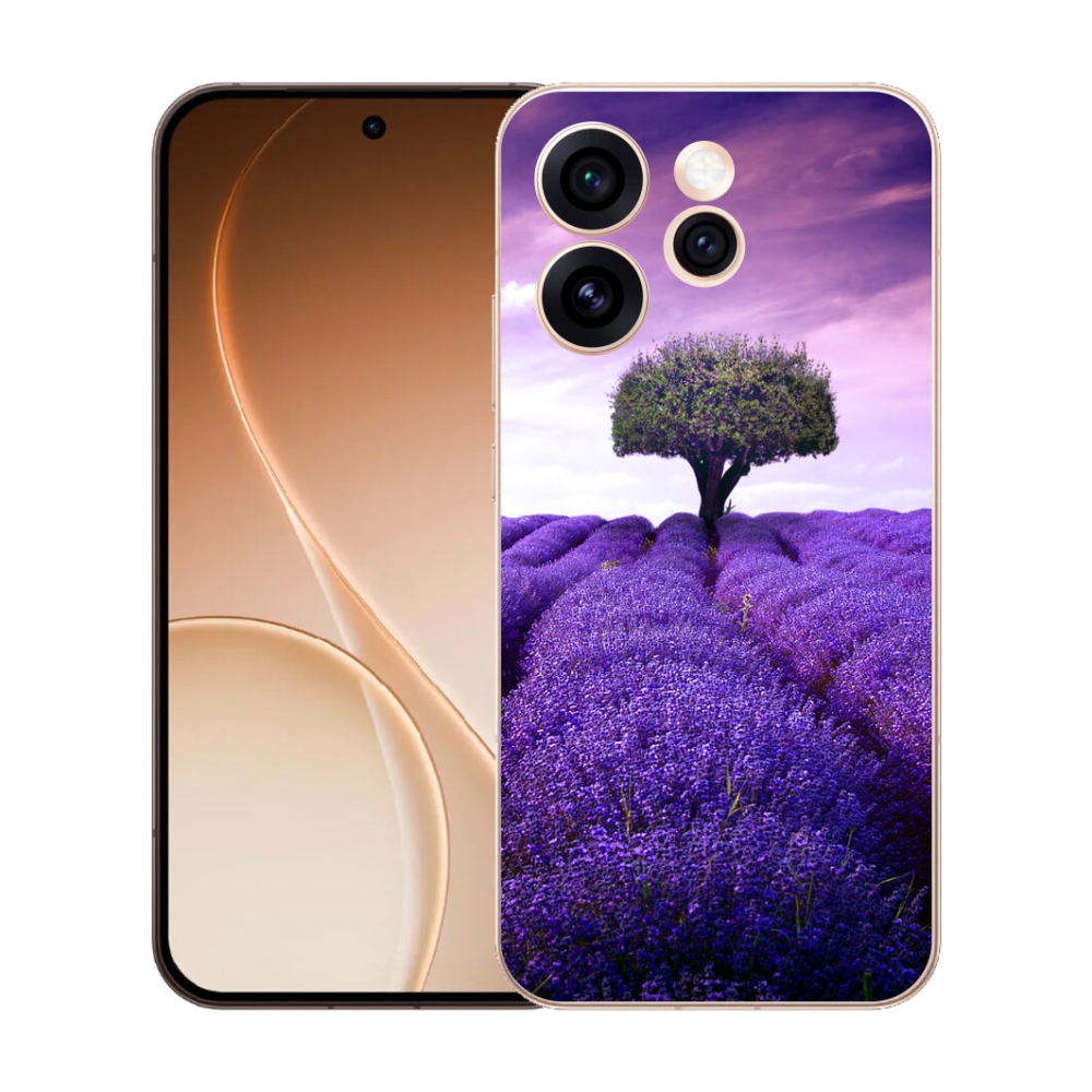 Gélový kryt mmCase na Oppo Reno 15 Pro 5G - levanduľová lúka