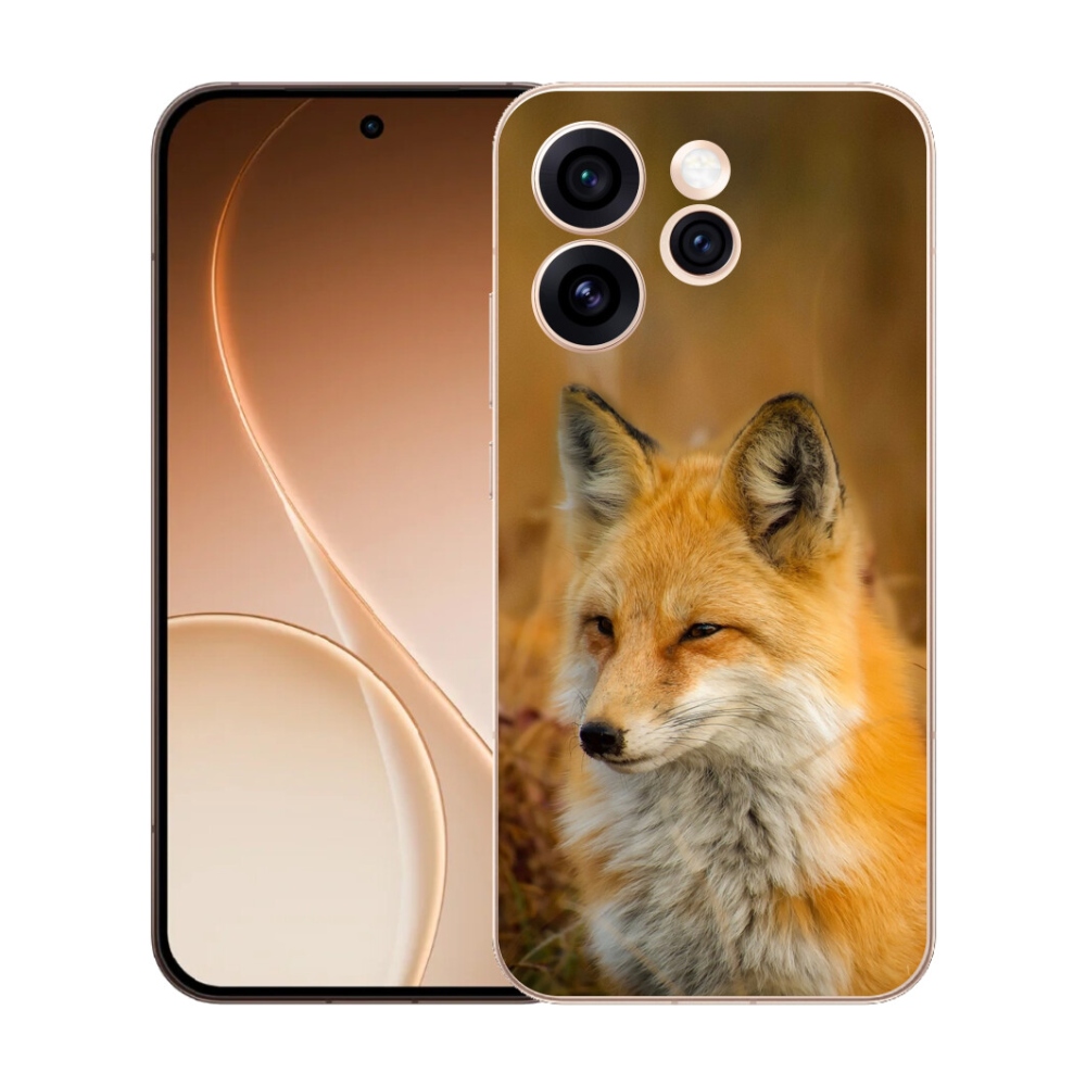 Gélový kryt mmCase na Oppo Reno 15 Pro 5G - líška