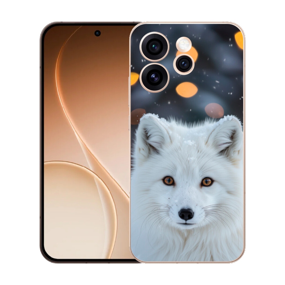 Gélový kryt mmCase na Oppo Reno 15 Pro 5G - líška polárna