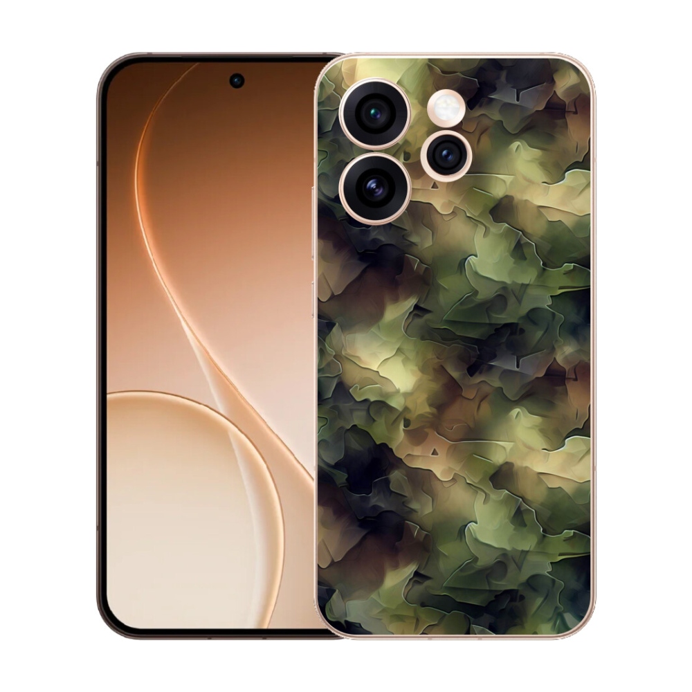 Gélový kryt mmCase na Oppo Reno 15 Pro 5G - maskáčový vzor 10