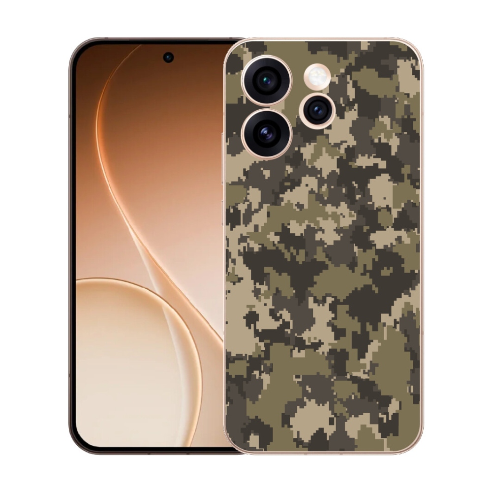 Gélový kryt mmCase na Oppo Reno 15 Pro 5G - maskáčový vzor 12
