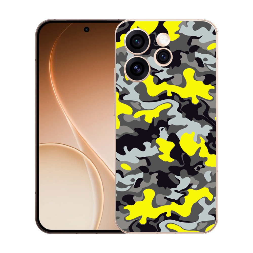 Gélový kryt mmCase na Oppo Reno 15 Pro 5G - maskáčový vzor 6