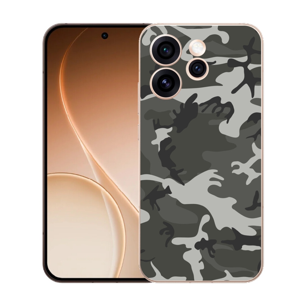 Gélový kryt mmCase na Oppo Reno 15 Pro 5G - maskáčový vzor