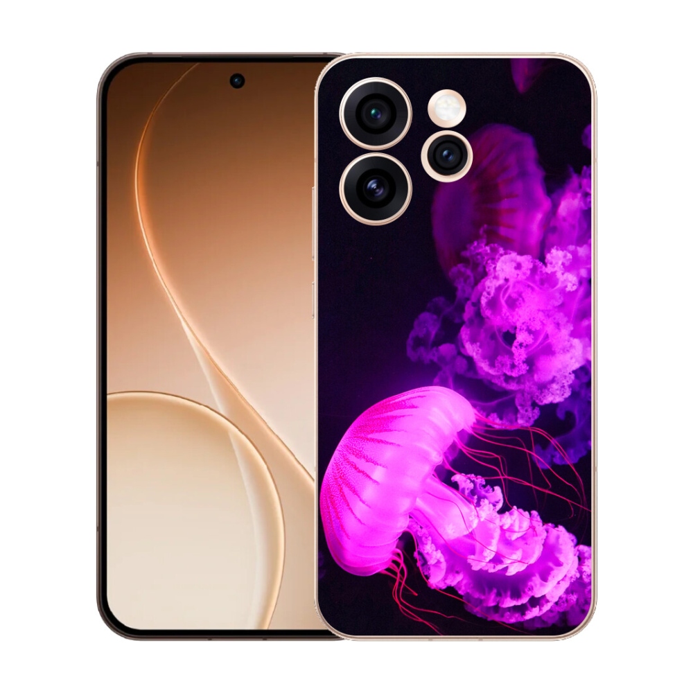 Gélový kryt mmCase na Oppo Reno 15 Pro 5G - medúza 1