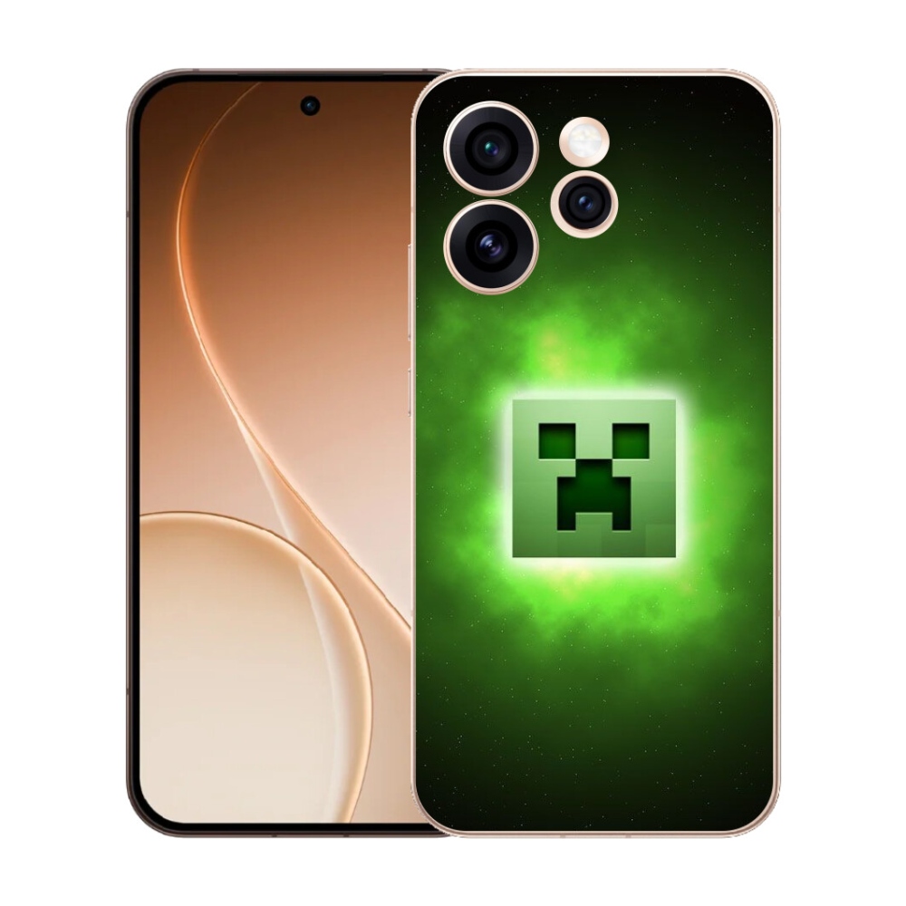 Gélový kryt mmCase na Oppo Reno 15 Pro 5G - minecraft