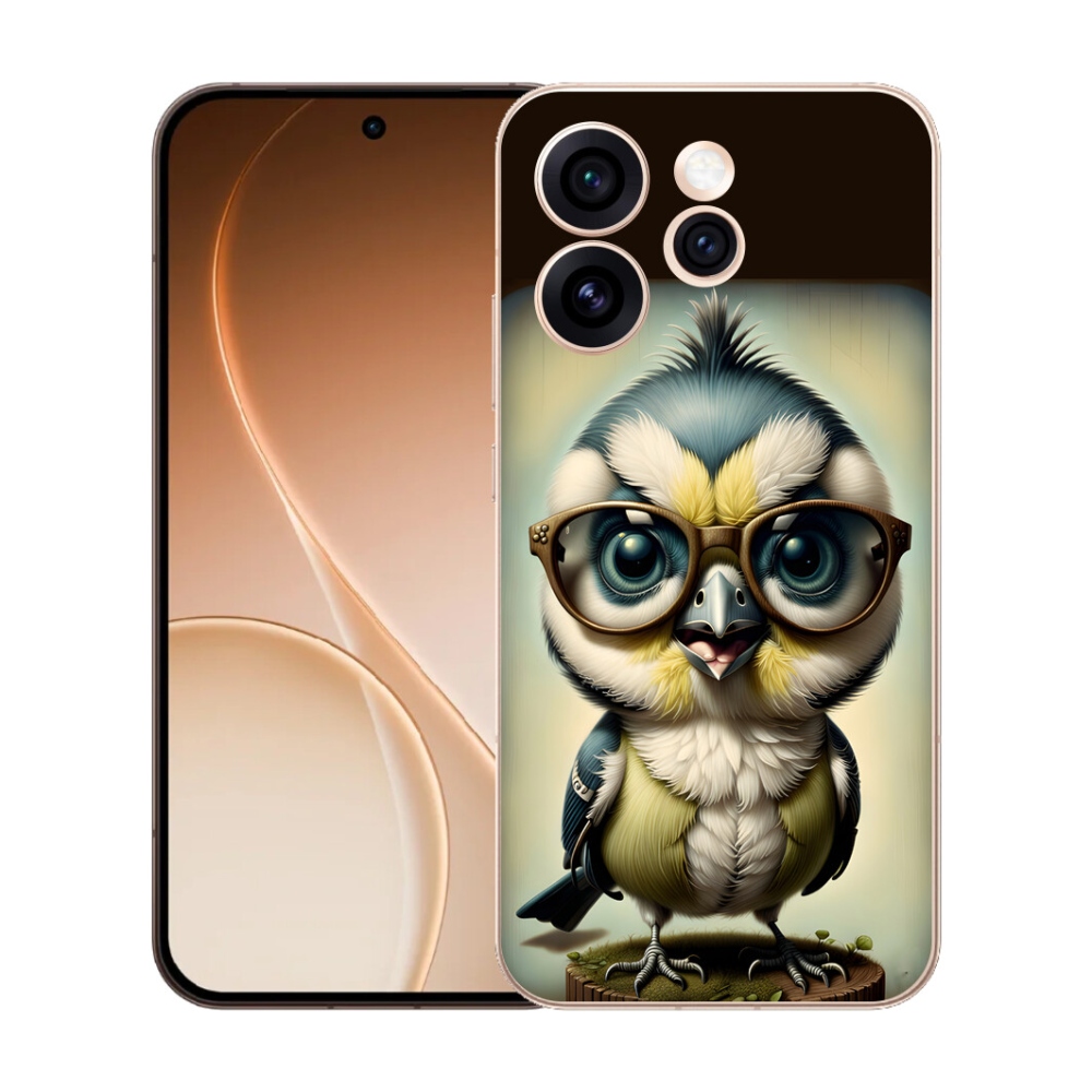 Gélový kryt mmCase na Oppo Reno 15 Pro 5G - mláďa s okuliarmi