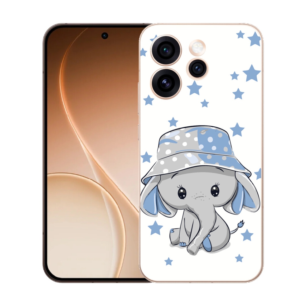 Gélový kryt mmCase na Oppo Reno 15 Pro 5G - modrý slon
