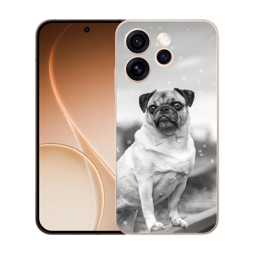 Gélový kryt mmCase na Oppo Reno 15 Pro 5G - mops