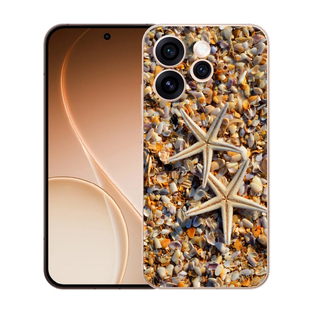Gélový kryt mmCase na Oppo Reno 15 Pro 5G - morské hviezdice