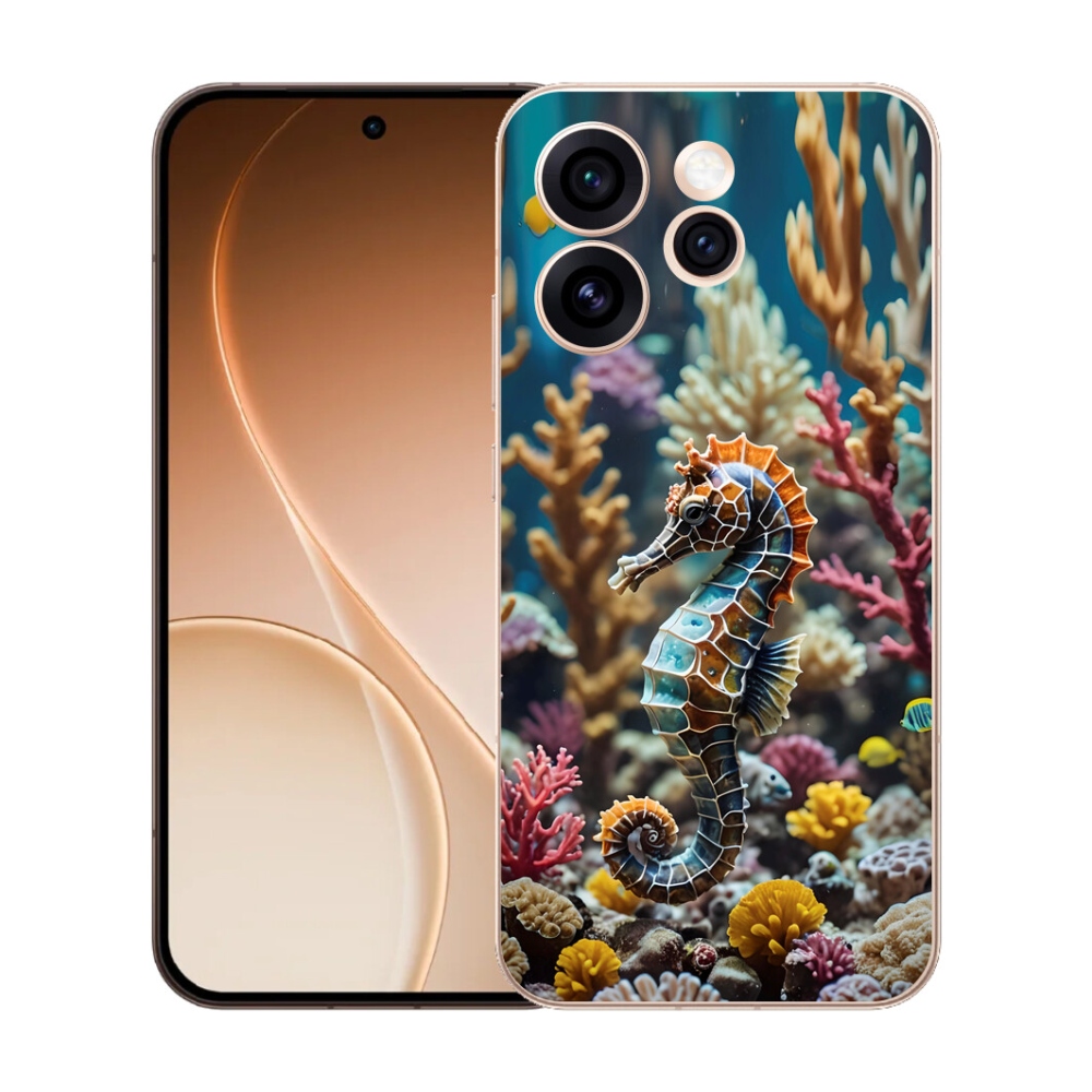 Gélový kryt mmCase na Oppo Reno 15 Pro 5G - morský koník 2