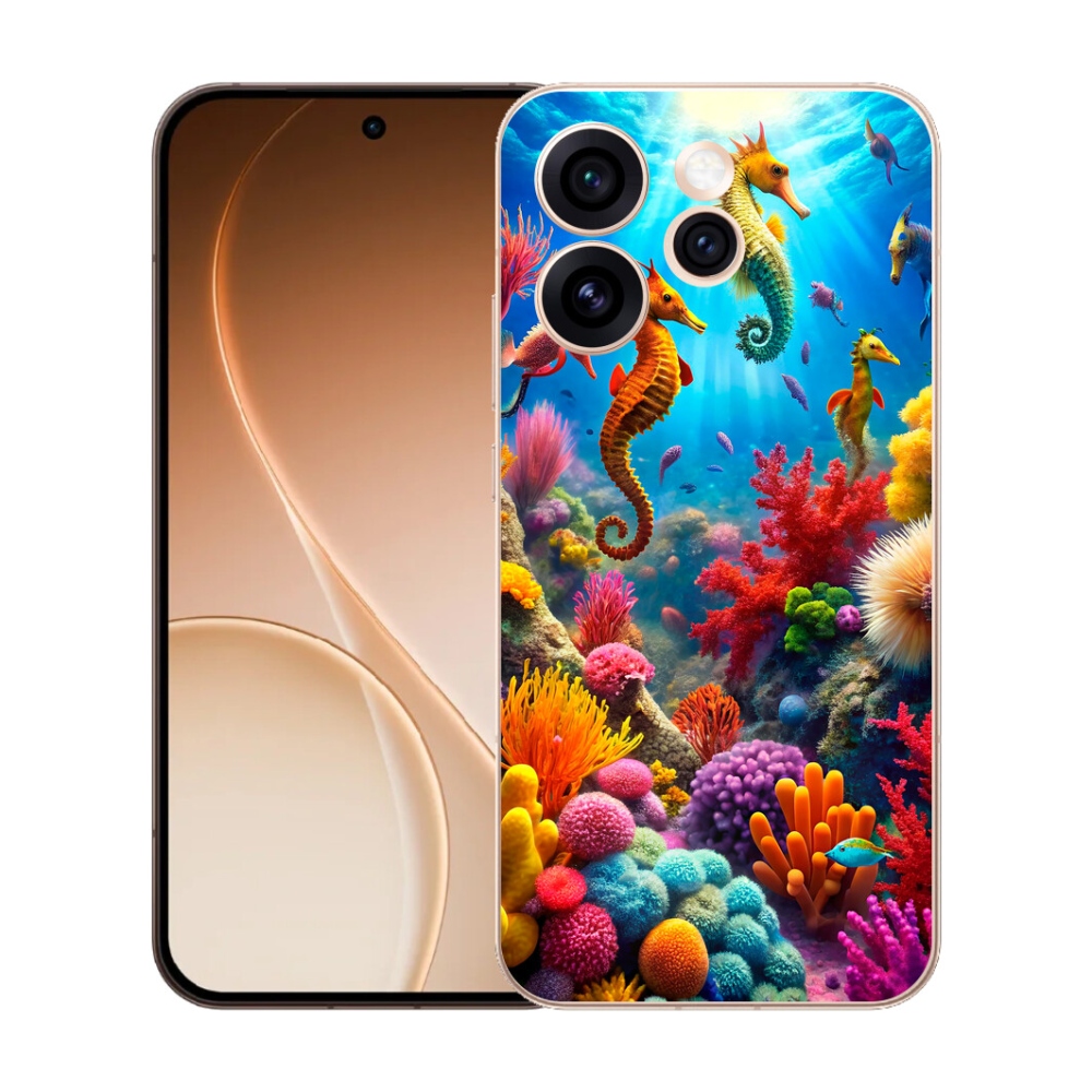 Gélový kryt mmCase na Oppo Reno 15 Pro 5G - morský svet 3