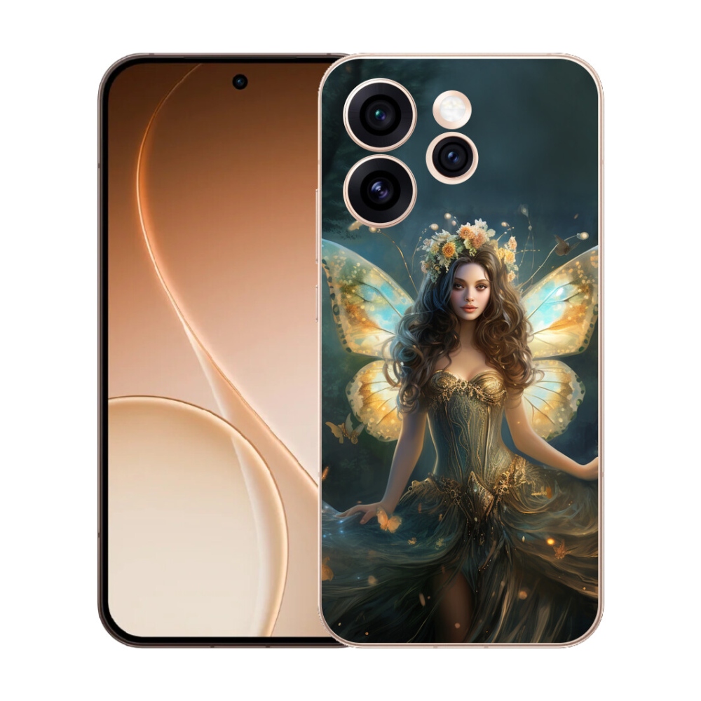 Gélový kryt mmCase na Oppo Reno 15 Pro 5G - motýlia žena