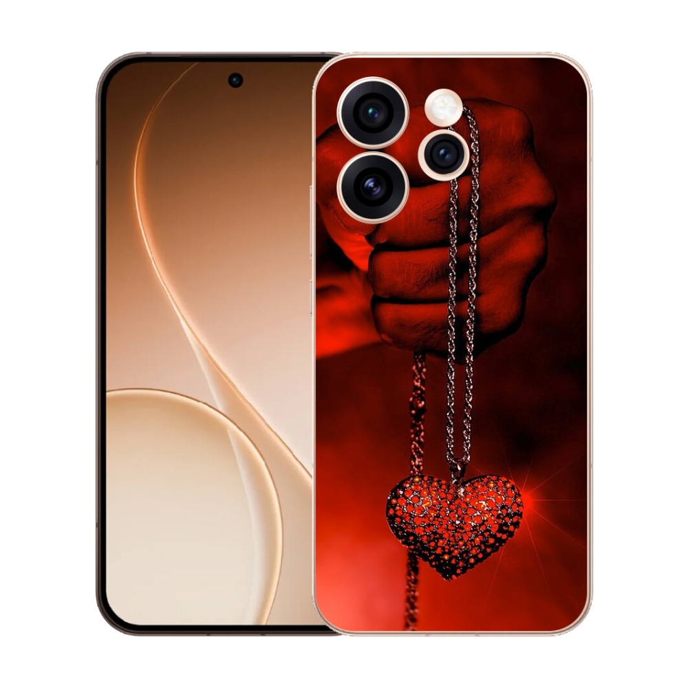 Gélový kryt mmCase na Oppo Reno 15 Pro 5G - náhrdelník