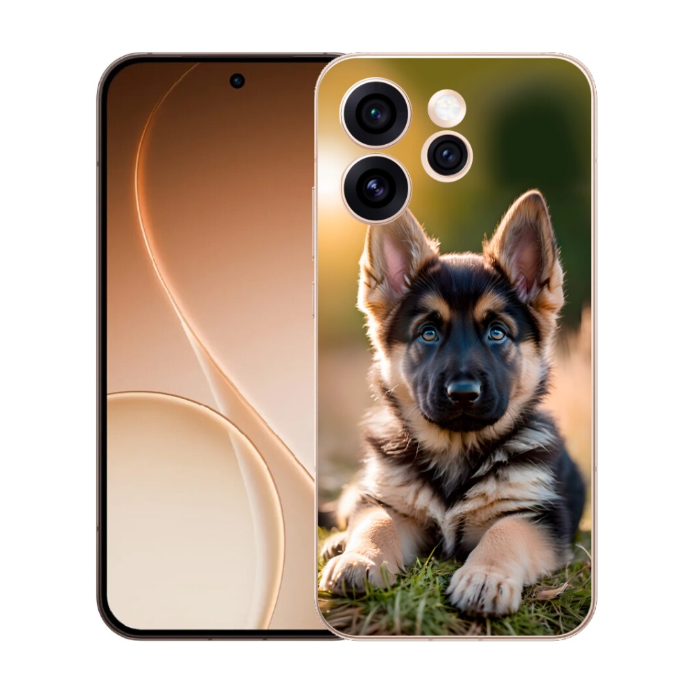 Gélový kryt mmCase na Oppo Reno 15 Pro 5G - nemecký ovčiak v prírode