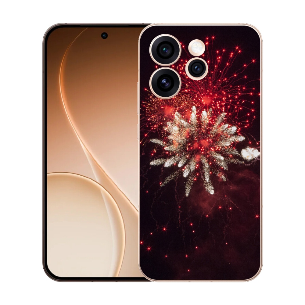 Gélový kryt mmCase na Oppo Reno 15 Pro 5G - ohňostroj