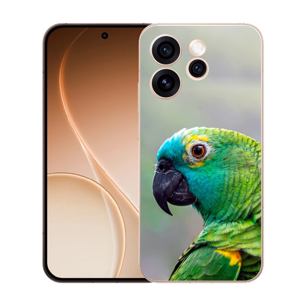 Gélový kryt mmCase na Oppo Reno 15 Pro 5G - papagáj amazoňan