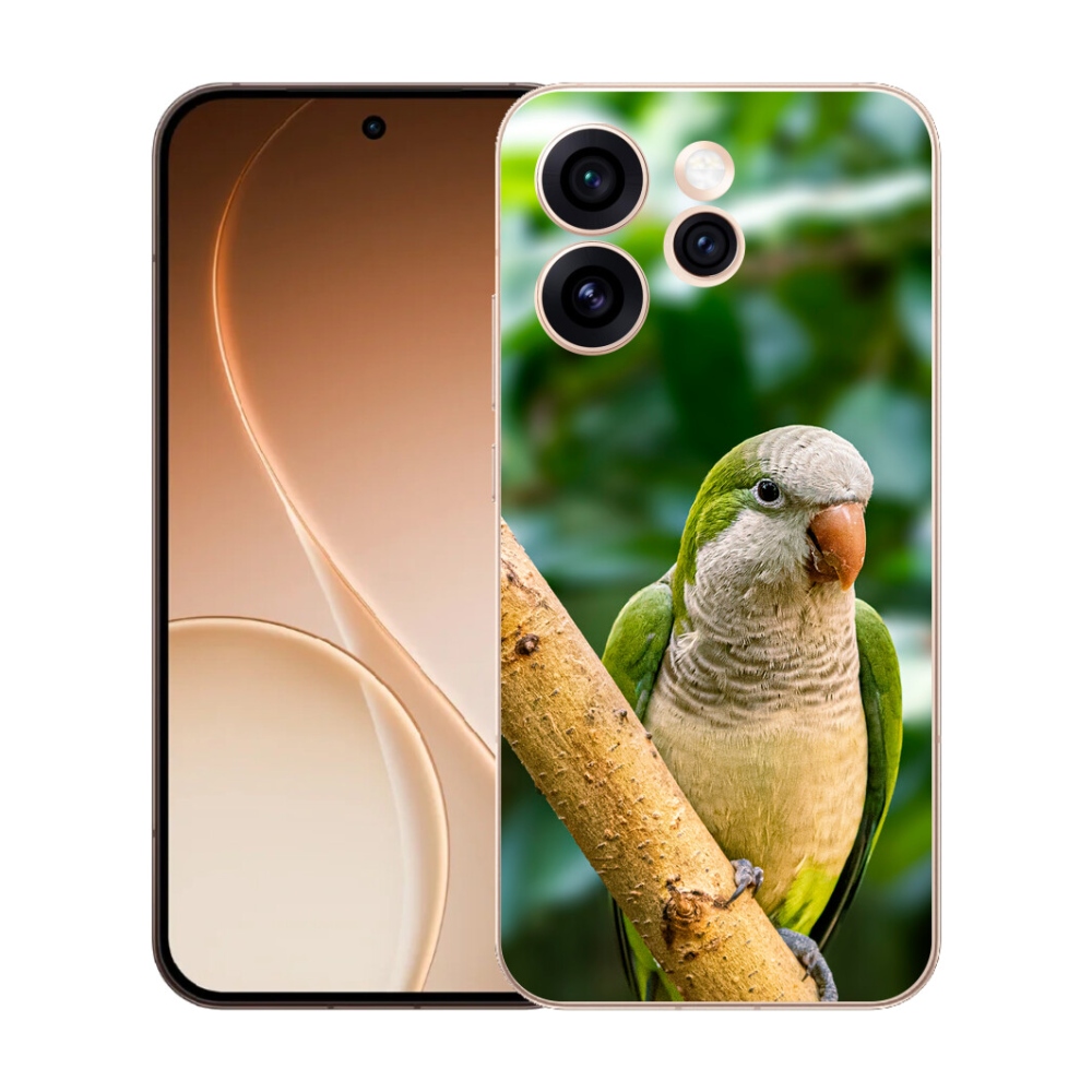 Gélový kryt mmCase na Oppo Reno 15 Pro 5G - papagáj mníšok