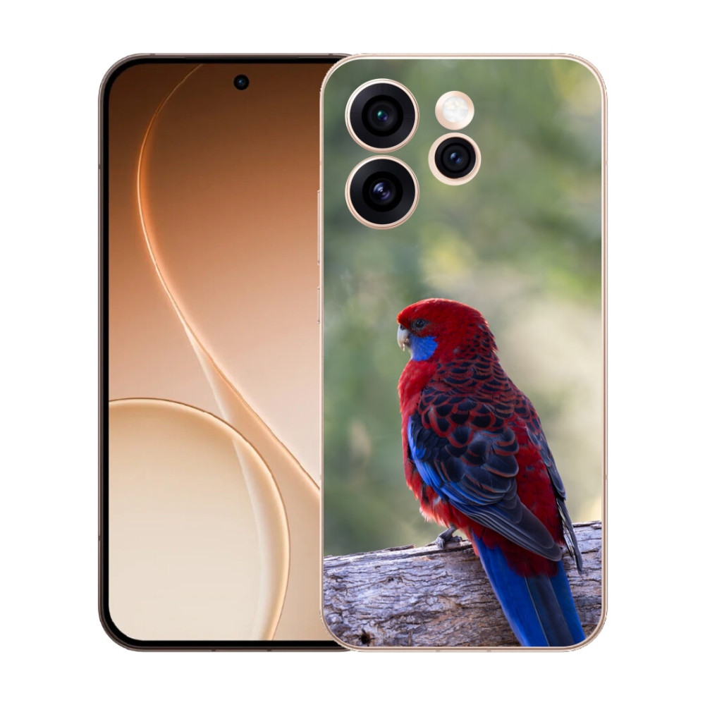 Gélový kryt mmCase na Oppo Reno 15 Pro 5G - papagáj rosela