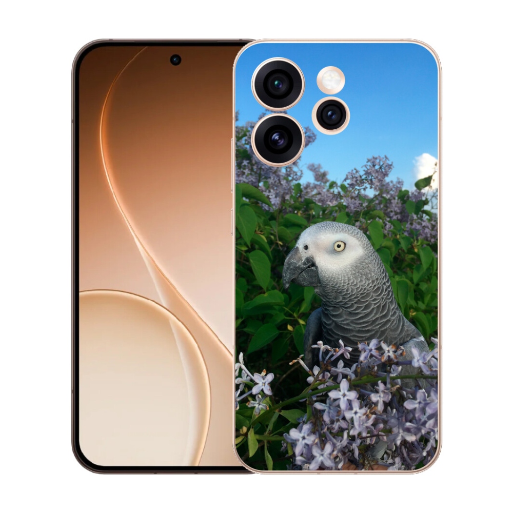 Gélový kryt mmCase na Oppo Reno 15 Pro 5G - papagáj žako