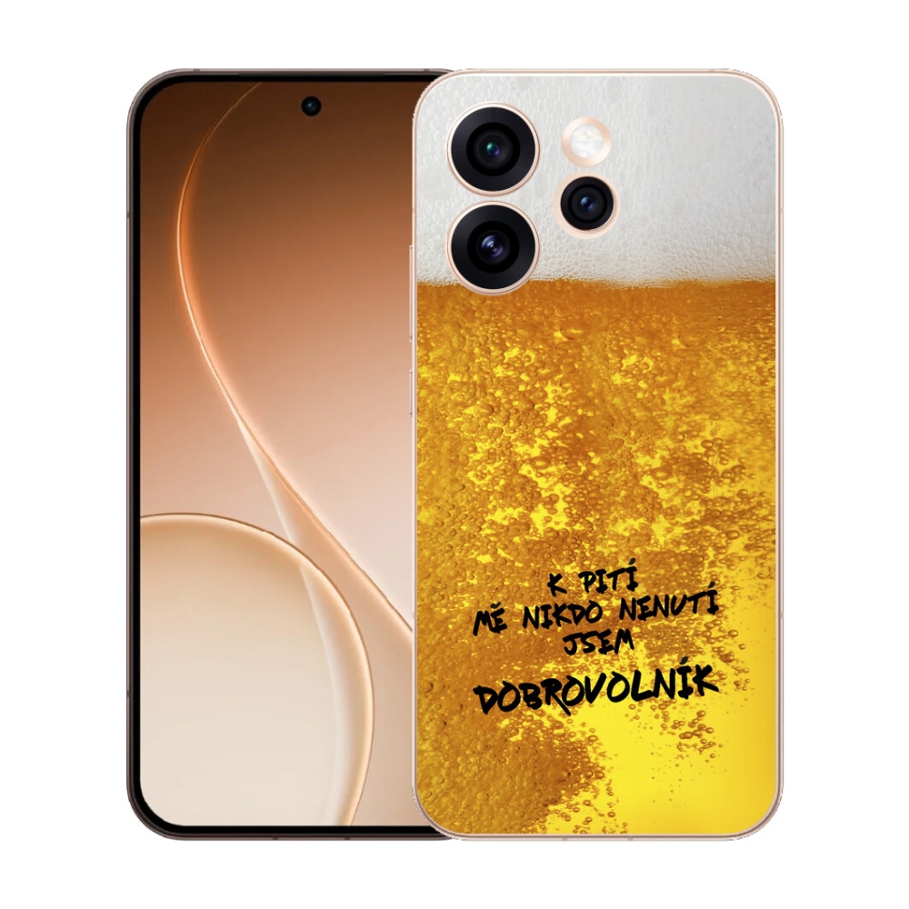 Gélový kryt mmCase na Oppo Reno 15 Pro 5G - pivný motív 4