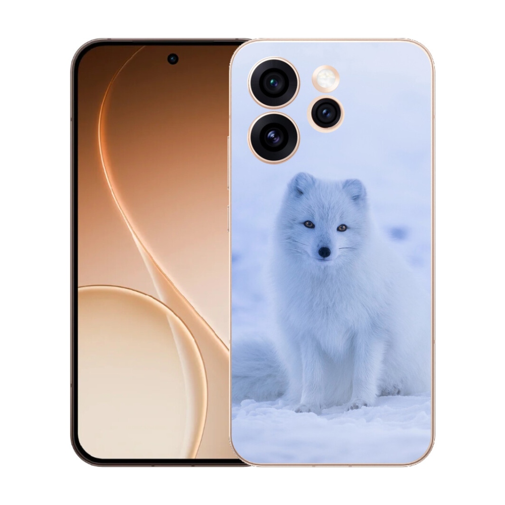 Gélový kryt mmCase na Oppo Reno 15 Pro 5G - polárna líška