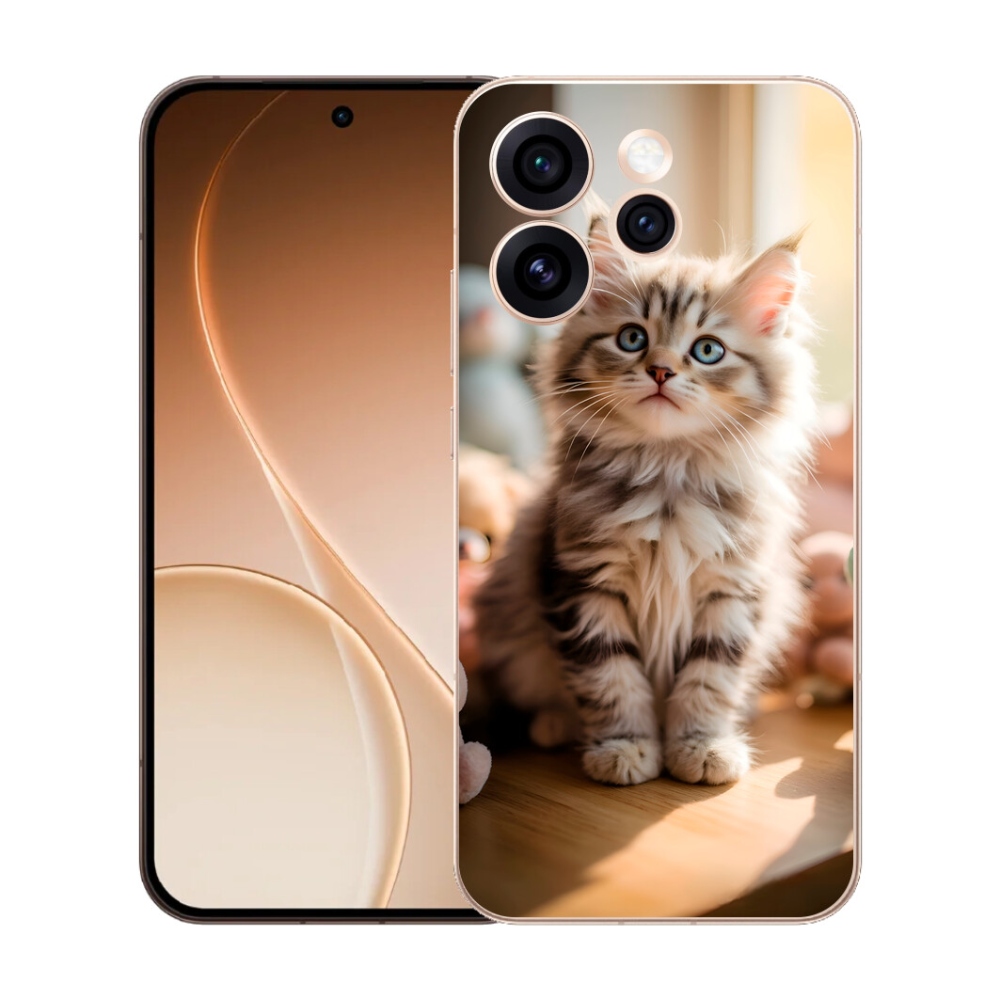 Gélový kryt mmCase na Oppo Reno 15 Pro 5G - roztomilé mačiatko 10