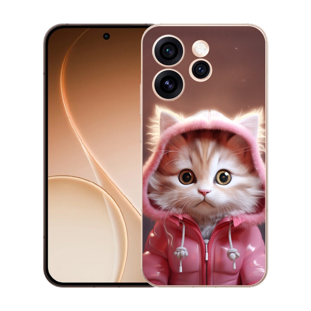 Gélový kryt mmCase na Oppo Reno 15 Pro 5G - roztomilé mačiatko 3