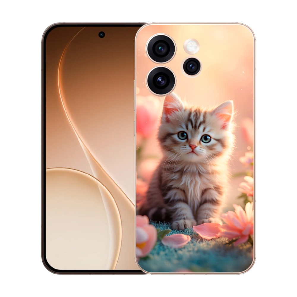 Gélový kryt mmCase na Oppo Reno 15 Pro 5G - roztomilé mačiatko 8